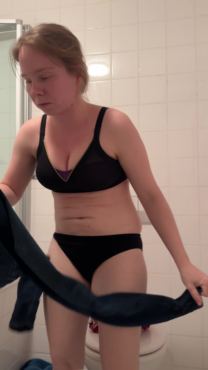 SweetLucy96: Enjoying Myself in the Bathroom