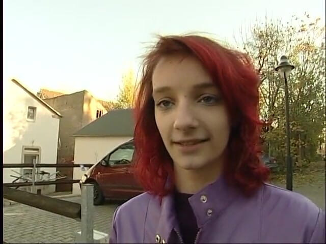Dirty Teeny: Redhead teen with small tits gives an amazing blowjob at...