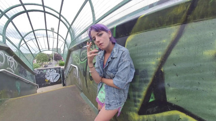VR smokers HD-2D Videos Only: Annabel Lee - rökning