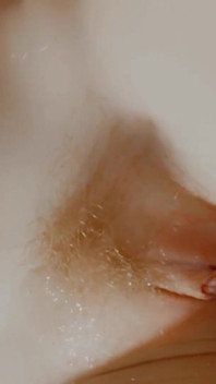 Cuming on My Hairy Petite Pussy