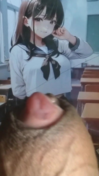 Podíval se na mě, když mě třel