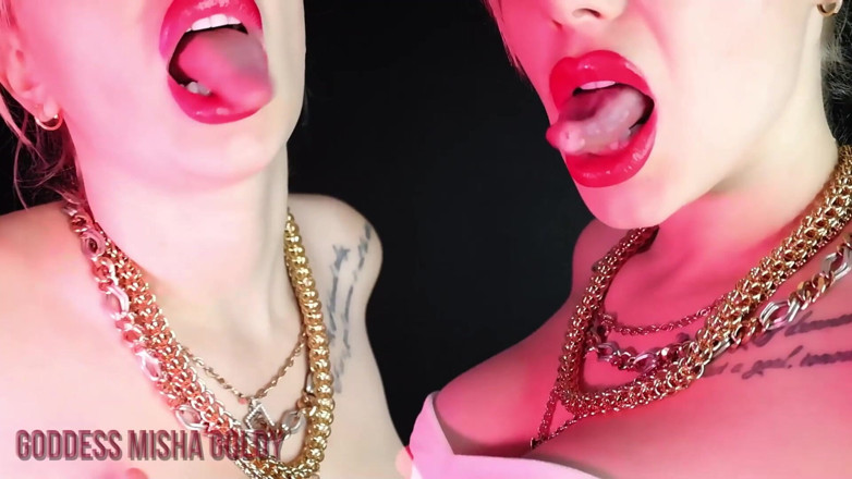 Goddess Misha Goldy: Moje rty navždy ponechají svůj červený otisk na vaší duši!