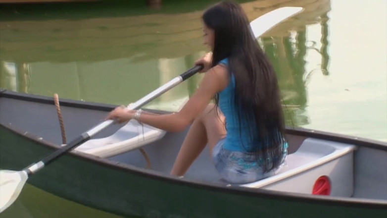 Double Trouble: Two tight babes pounded on the pier