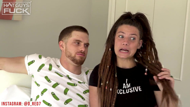 Hot Guys Fuck: Dustin Hazel and Big Titty Indica Flower Fuck Hard