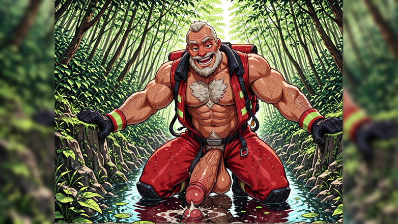 Erotic Man: En ateşli itfaiyeciler büyük yaraklarla çıplak