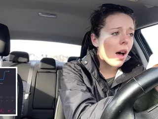 Having orgasms in the drive thru and at the mall!