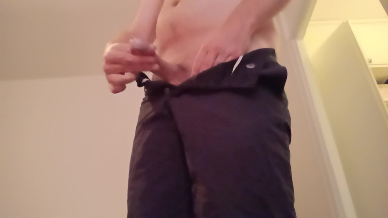 Ed Eden: Black Shorts Masturbation