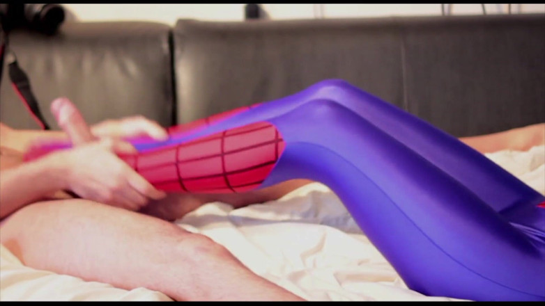 Nylon Xtreme: Zentai 슈퍼 여주인공 스파이더걸 오럴