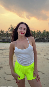 Getting Wet and Messy in See-through Top Outdoor