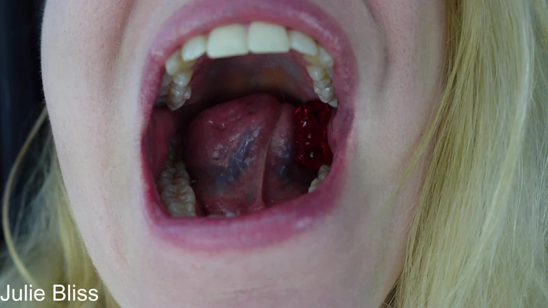 Julie Bliss: Happy Eat Day - Swallow and Digestion Documentary