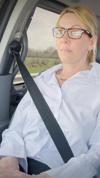 Submissive Slut Blindfolded, Naked and Used While Driving on the Highway!