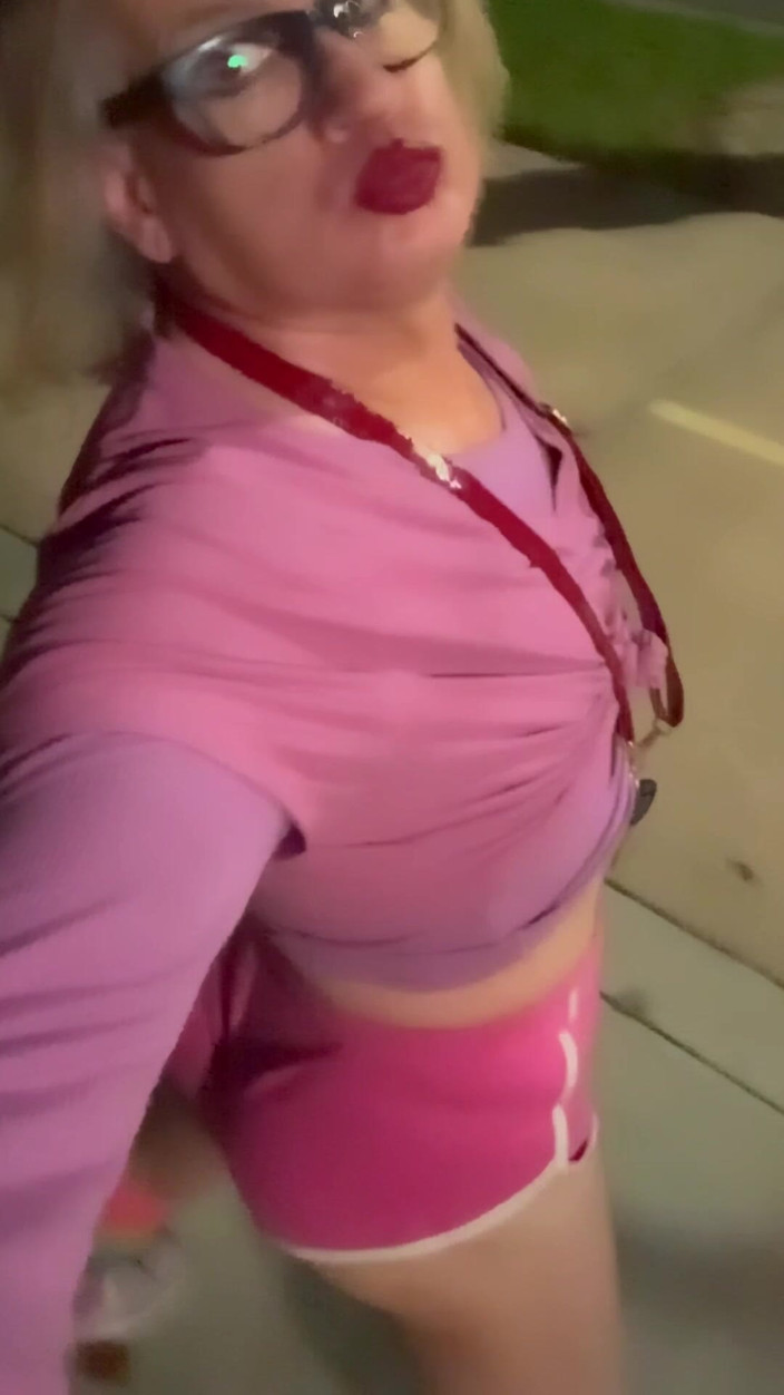 CindieLove: Slutty Public Trans CD Sissy