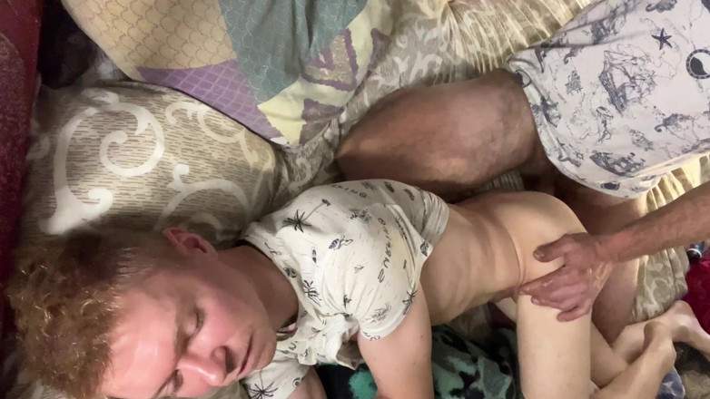 MaxHotty: Stepdaddy Fucks Teen Slut's Tight Asshole and Cum Inside