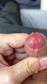 Slow-motion Cumshot From My Small Uncut Dick