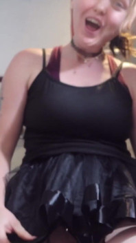 Excerpt From a Newly Filmed Video, Were You Looking up My Skirt? Such a Bad Boy! Tells You How Bad You Are and Then JOI