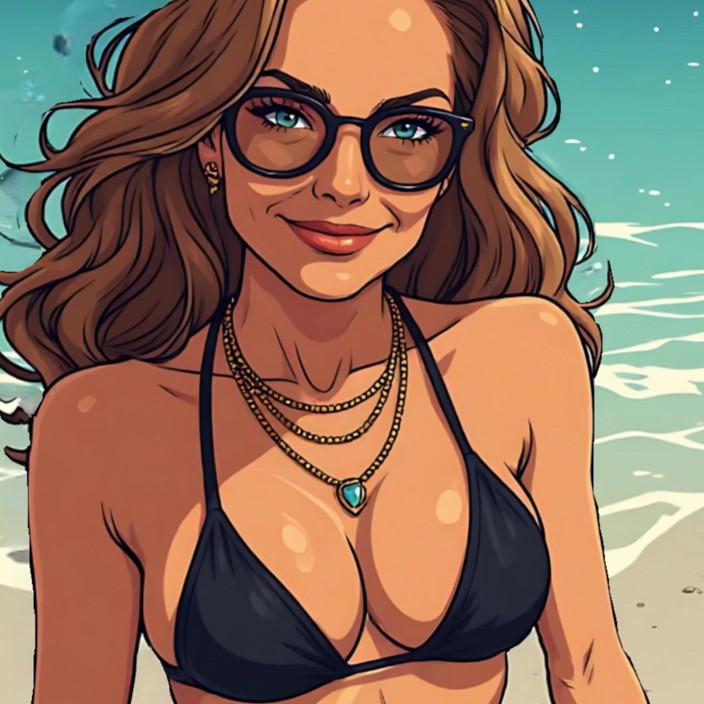 AI Porn: Arte della bambolina in bikini