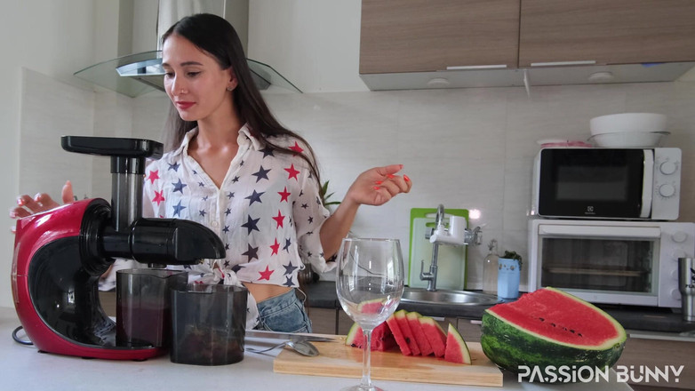 PassionBunny: Günlük rutin - birlikte taze meyve suyu yapalım