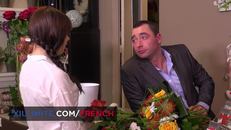 French girls at work: Threesome and anal sex with 2 french teens