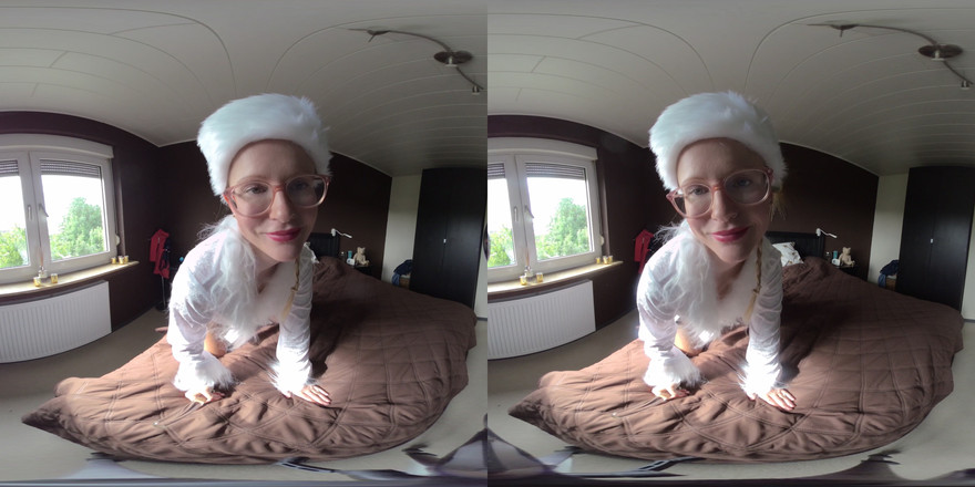 BlondeHexe VR: Sneeuwkoningin wil je sperma