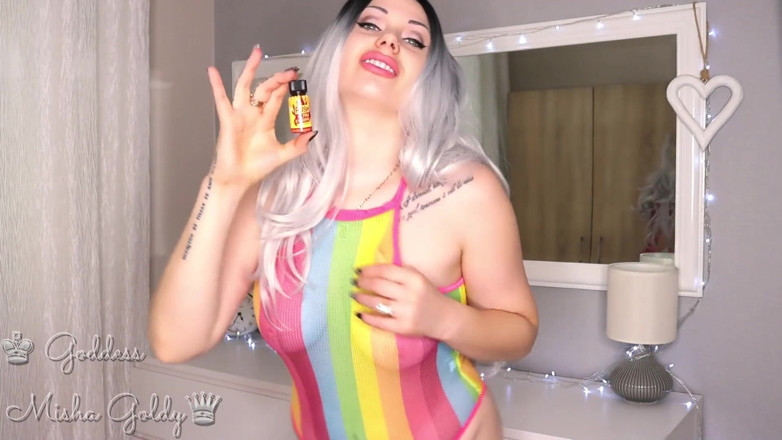 Goddess Misha Goldy: Mesmerizing ASMR! You are nothing but a pump sniffing junky!...
