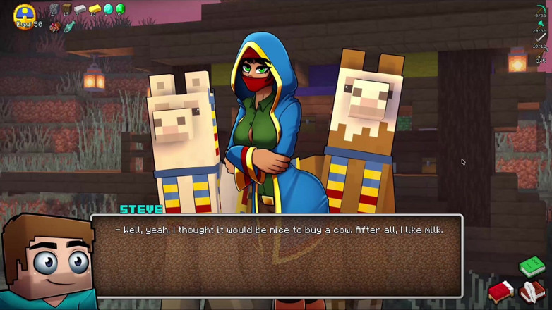 Alita: Alex ssie Steve'a Przez Gloryhole! Niechlujny Sex oralny Hornycraft Minecraft...