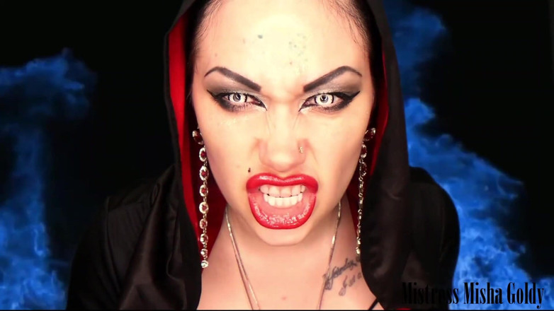 Goddess Misha Goldy: Okouzlující mindfuck: Podrobíte se mi, řeknete moje jméno a budete stříkat