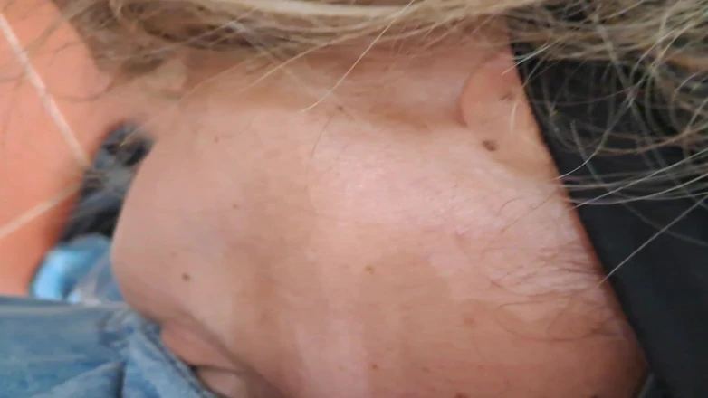 LauraOnHeels: Blonde MILF Blowjob with Cum Swallowing POV