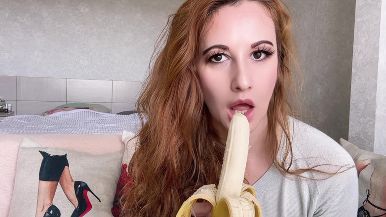 Holy_Red: Sedução Sexy Com Língua De Banana