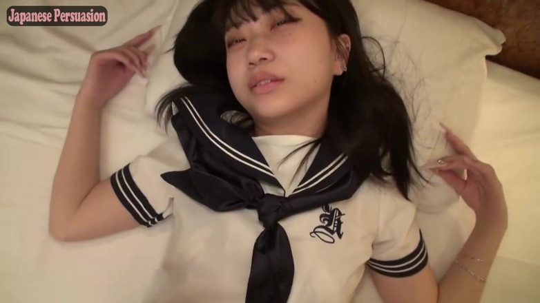 THAT'S WHAT SHE SAID: Tall Black Haired Basketball Beauty - Slender 170cm Uniform Girl Homemade Sex...