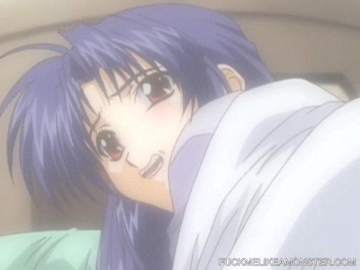 Fuck Me Like a Monster: Hentai cartoon romantic couple enjoys hardcore sex