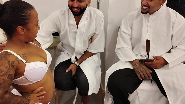 Tiffany Montavani: Two Physiotherapist Stepbrothers Punched the Dwarf's Dick