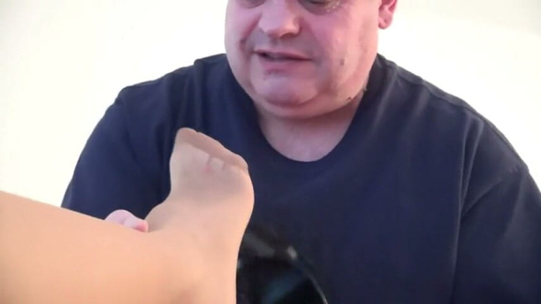 Swiss Mature: Nylons foot fetish