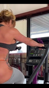 Showing off on the Stair Master