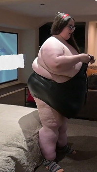 SSBBW 섹시한 뚱뚱한 흑인 가죽 정장