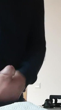 Jerking off My Cock in the Kitchen