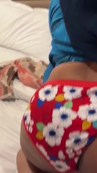 Brown Ass Naughty Teen Cheating & Riding Big Cock