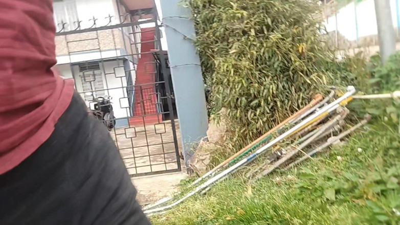 DesiDarkArt: Echter schwuler tasgendar badezimmer im freien
