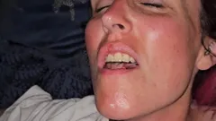 Bareback Anal Creampie on Vocal Moaning Wife