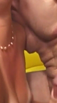 MILF Thong Tease Fingers Dripping Pussy with Huge BBC Dildo