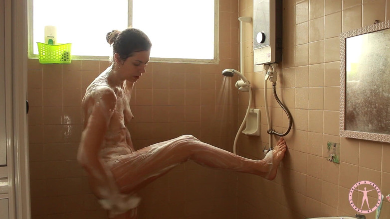 TheoryOfSex: My morning shower with shaving and foam. Julia V Earth...