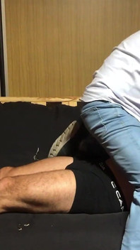 Hunk Job Applicant Is Controlled by Boss Fer