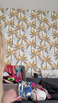 Hot Sexy Beautiful Blonde with All Natural Big Tits Comes for a Fashion Try on Haul Turns Into Softcore Porn Casting