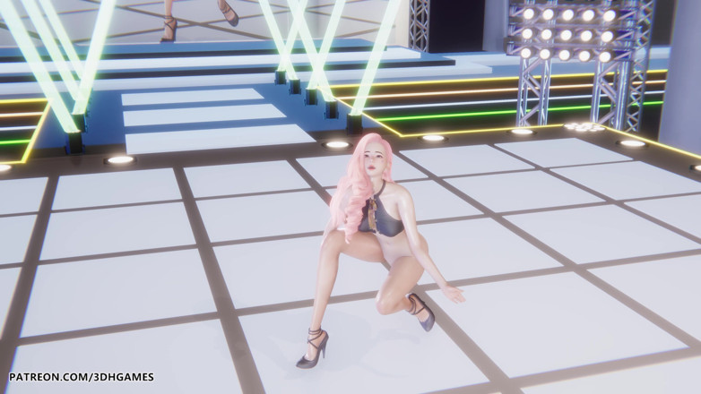 3D-Hentai Games: Mmd dvakrát - Nemohu mě zastavit Seraphine Sexy striptýz League of...