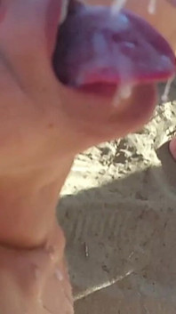 Orabitch wytryski kompilacja z wakacji w Maspalomas