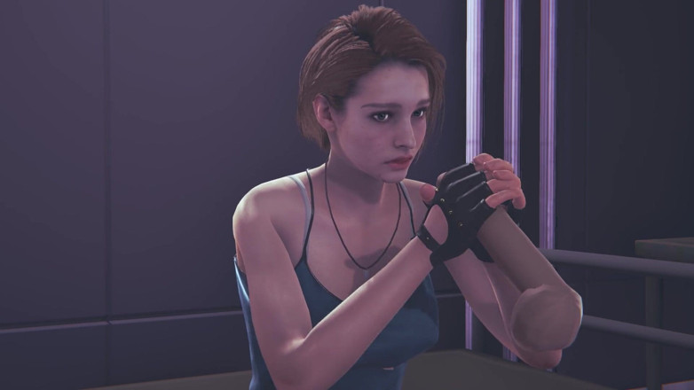 Waifu club 3D: Jill Valentine ti honí výstřik na obličej