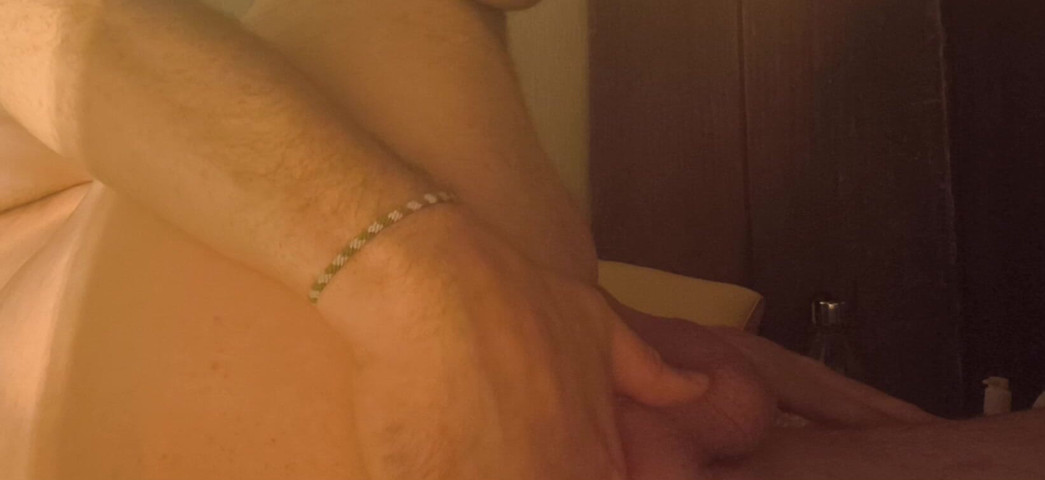 Grandpa Stimulates His Anus with His Fingers and His Special Prostate Dildo and It Makes Him Wet (Almaviva)