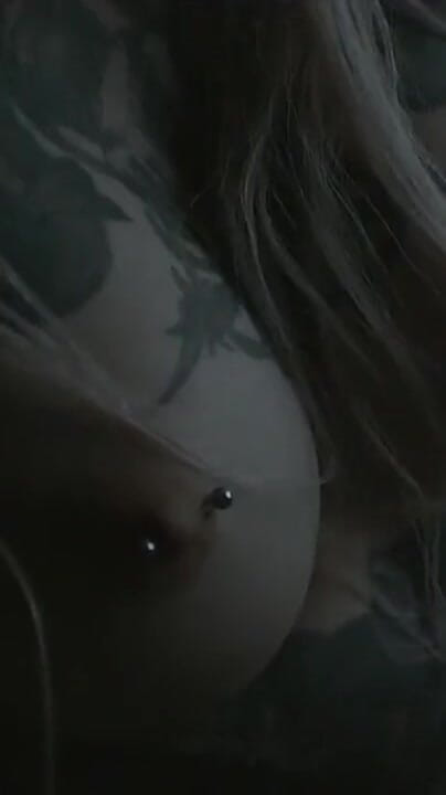 SANKTOR: Tattooed teen is dancing in the dark room