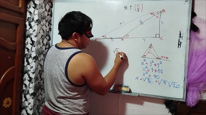 Rosaroja: 19 Trigonometry: Half-angle (37/2) - Exercise