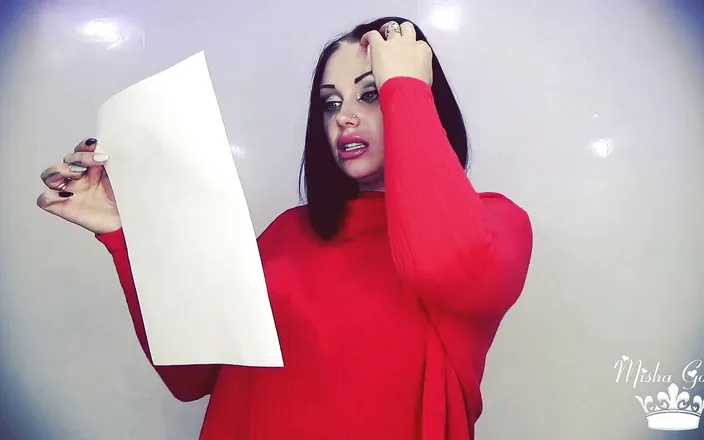 Goddess Misha Goldy: Financial debt contract! How to become mine