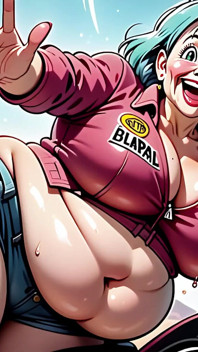 Bulma Fanart Inspired BBW Digital Art Set